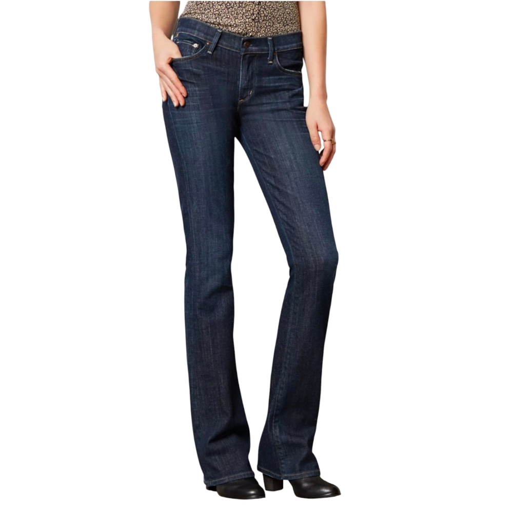 Citizens of Humanity Amber Medium Rise Bootcut Jeans | Size 27 | Dark Wash Soft